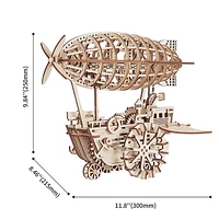 3D Wooden Puzzle – Mechanical Airship