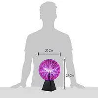 Purple Plasma Ball 8 Inch