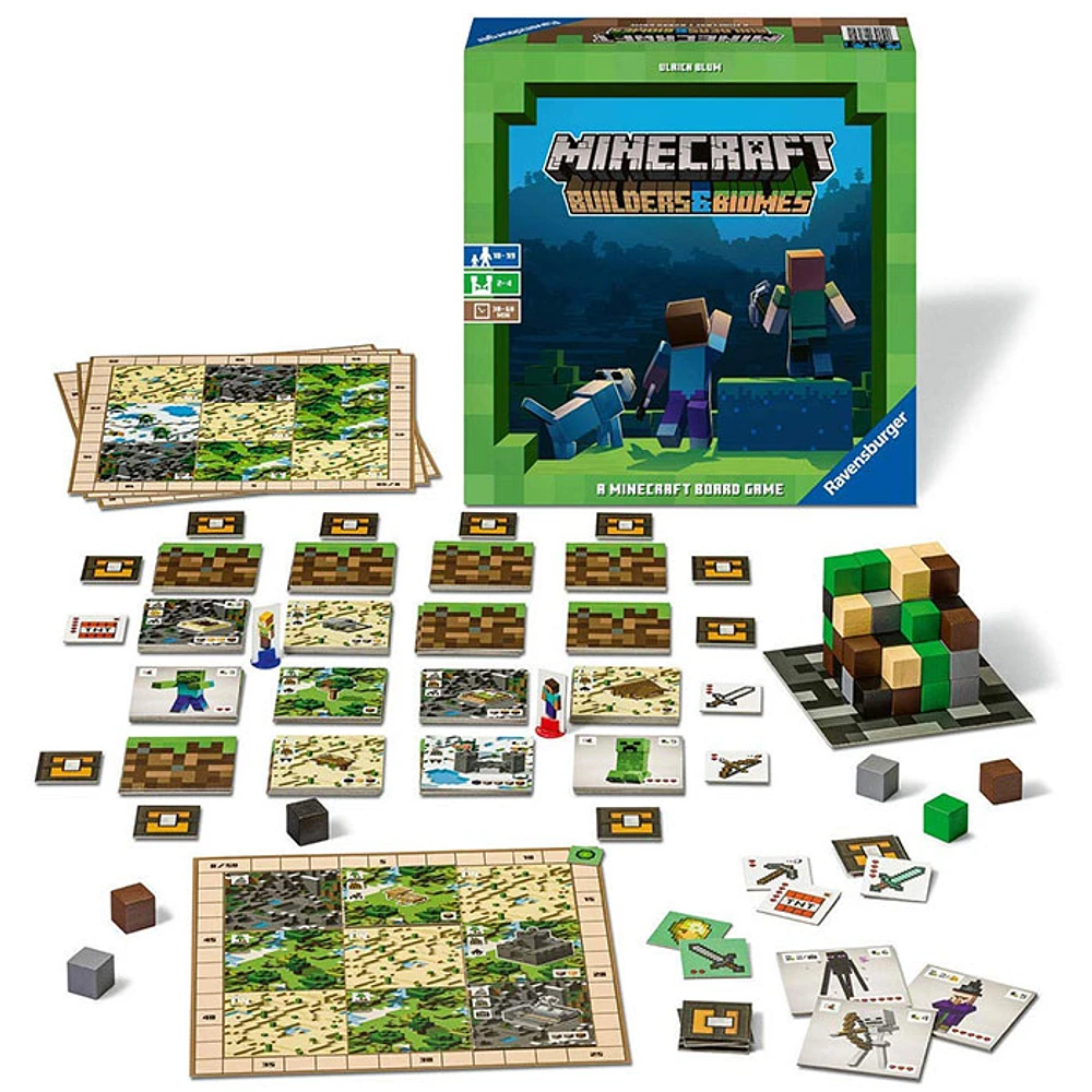 Ravensburger Minecraft: Builders & Biomes Strategy Board Game