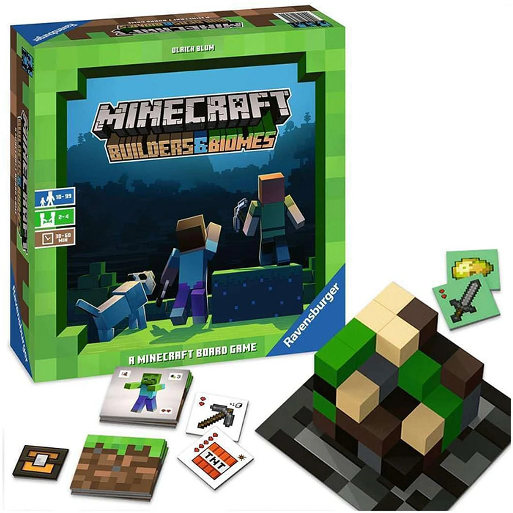 Ravensburger Minecraft: Builders & Biomes Strategy Board Game