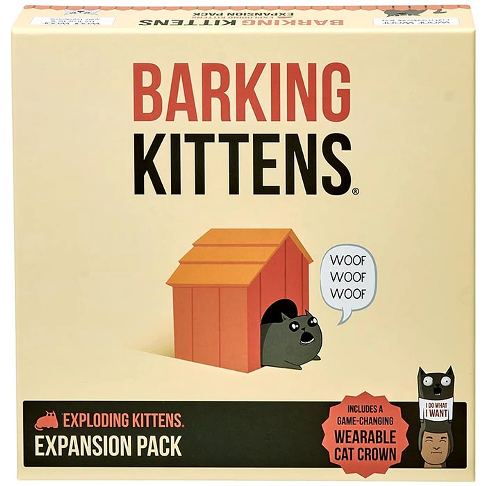 Barking Kittens Exploding Kittens Card Game