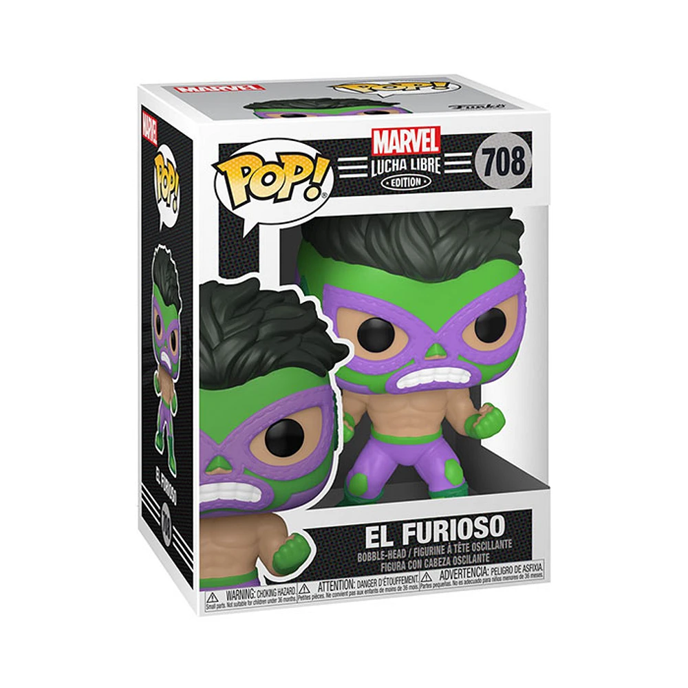 Funko Pop! Marvel Lucha Libre El Furioso Luchadores Hulk