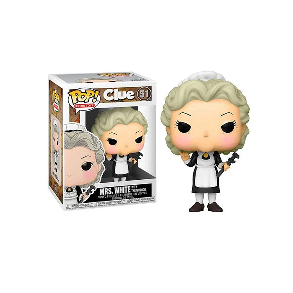 Funko Pop! Retro Toys Clue Mrs. White With Wrench