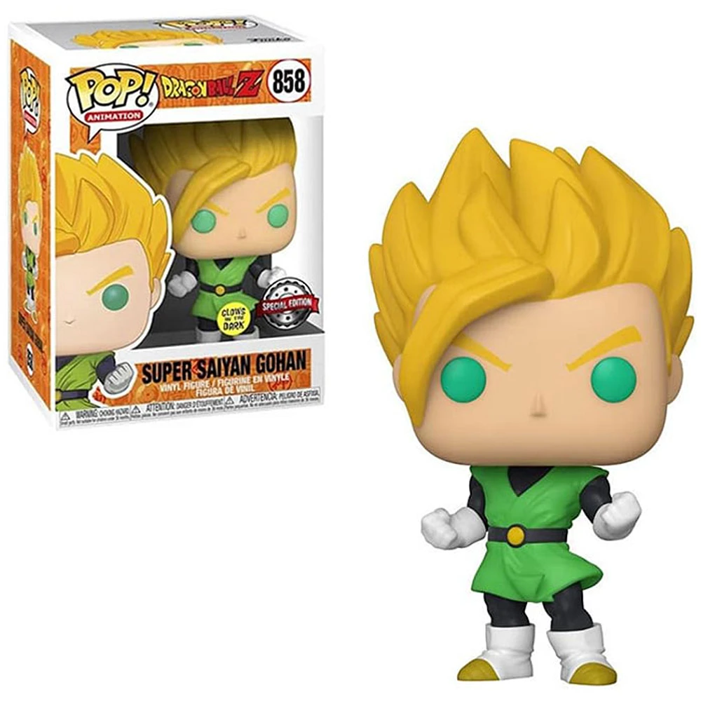 Funko Pop! Dragon Ball Z Super Saiyan Gohan Glow-in-the-Dark