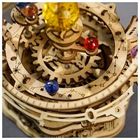 3D Wooden Puzzle Starry Night Orrery Music Box DIY Solar System Kit