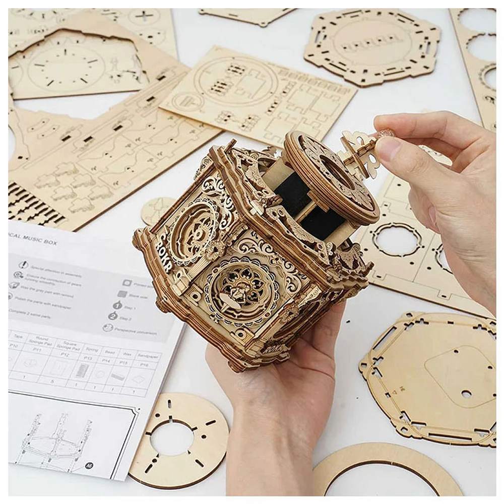 3D Wooden Puzzle Secret Garden Music Box