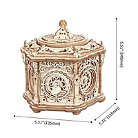 3D Wooden Puzzle Secret Garden Music Box