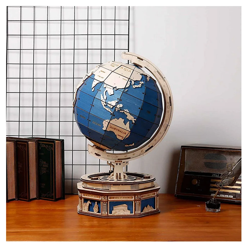 3D Wooden Puzzle The Globe