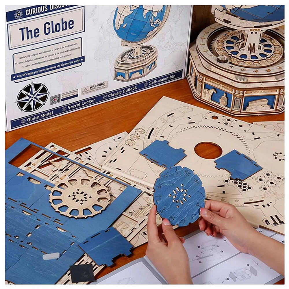 3D Wooden Puzzle The Globe