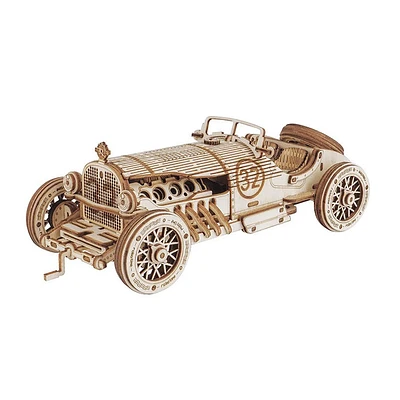 3D Wooden Puzzle – V8 Grand Prix Model Car