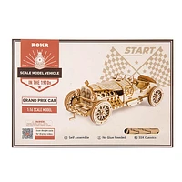 3D Wooden Puzzle – V8 Grand Prix Model Car