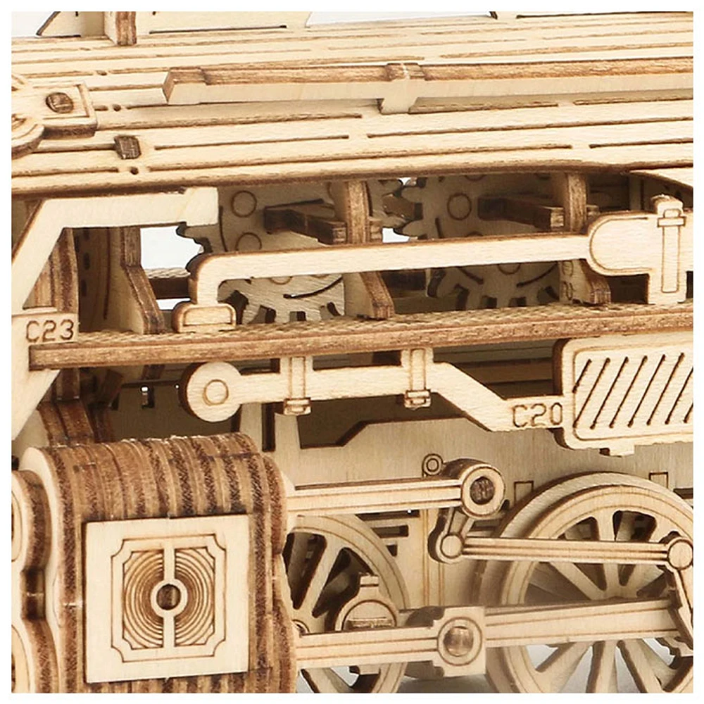 3D Wooden Puzzle Prime Steam Express Model