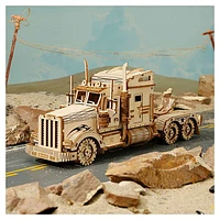 3D Wooden Puzzle Heavy Truck Model