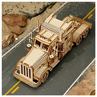 3D Wooden Puzzle Heavy Truck Model