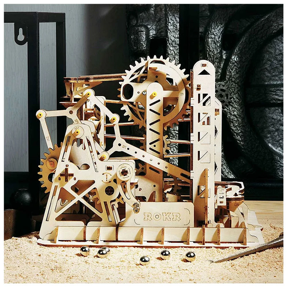 3D Wooden Puzzle Marble Explorer