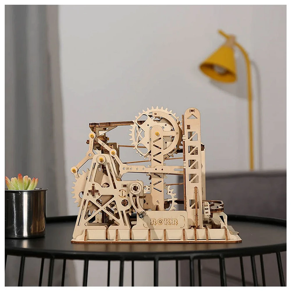 3D Wooden Puzzle Marble Climber