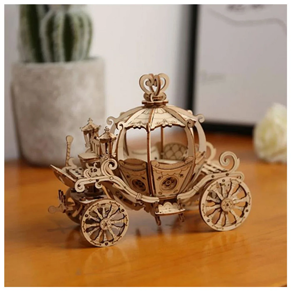 3D Wooden Puzzle – Pumpkin Carriage