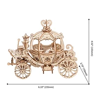 3D Wooden Puzzle – Pumpkin Carriage