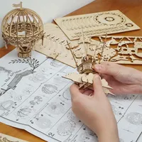 3D Wooden Puzzle – Hot Air Balloon