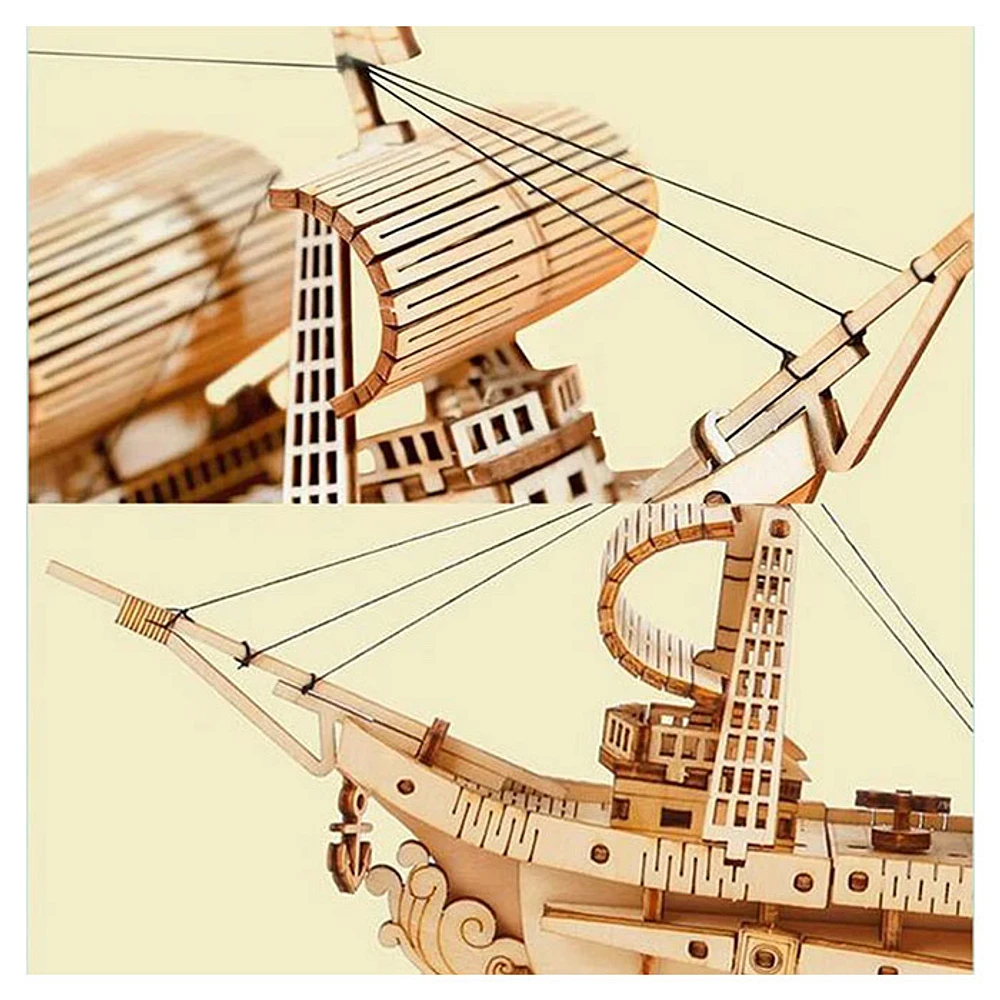 3D Wooden Puzzle Sailing Ship