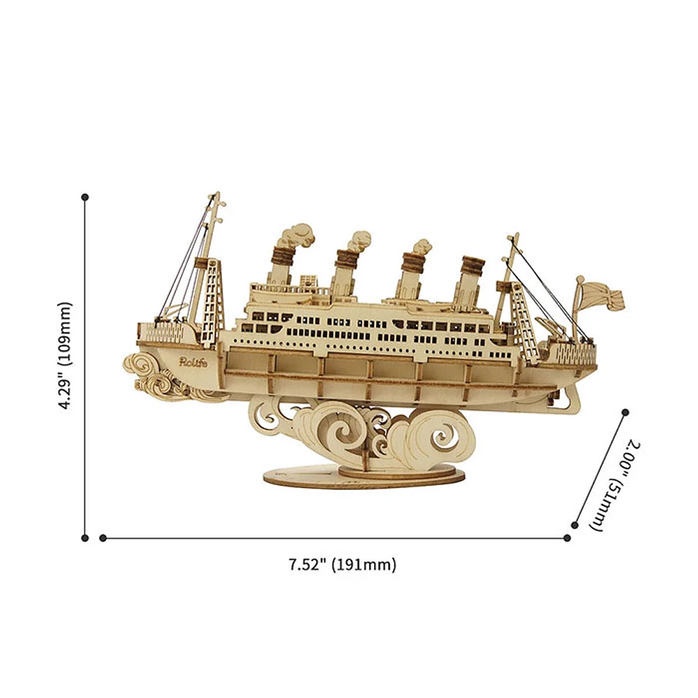 3D Wooden Puzzle Cruise Ship