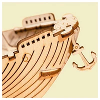 3D Wooden Puzzle Fishing Ship