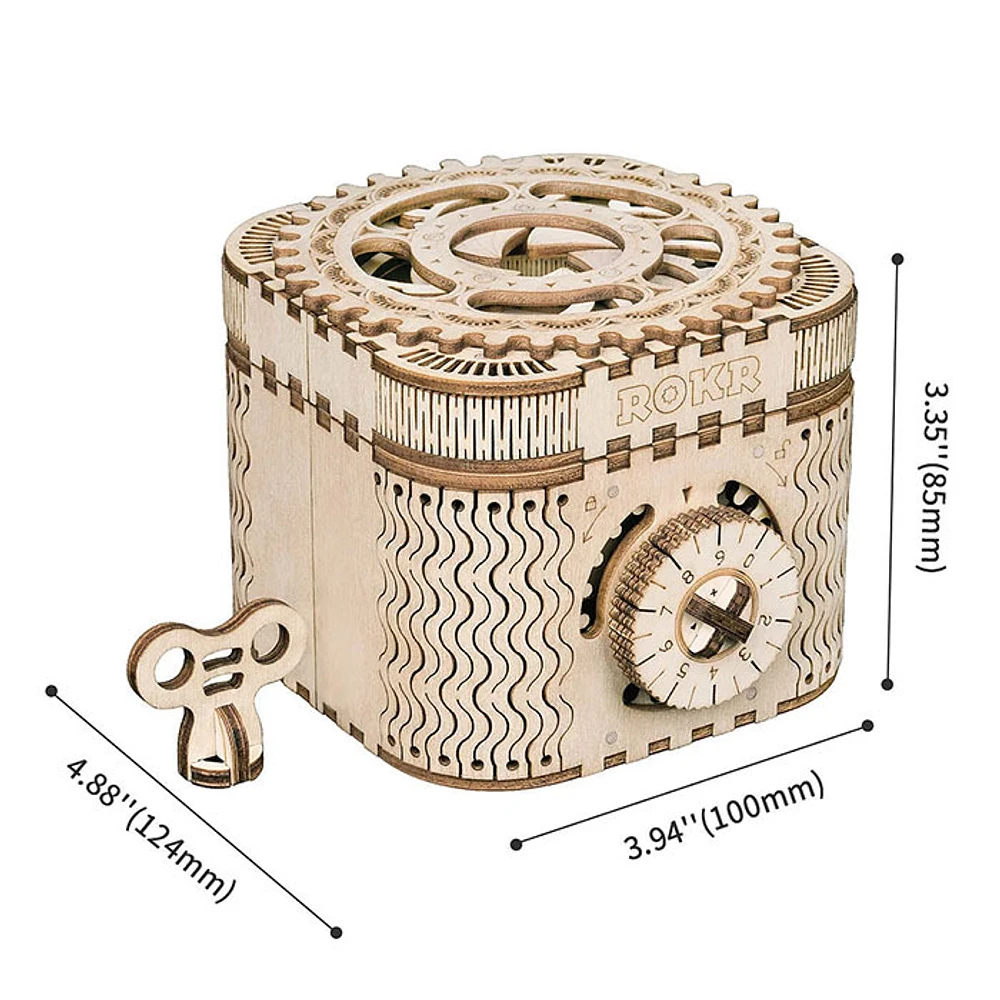 3D Wooden Puzzle – Treasure Box