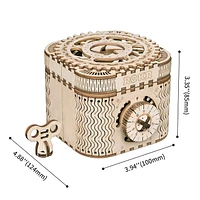 3D Wooden Puzzle – Treasure Box