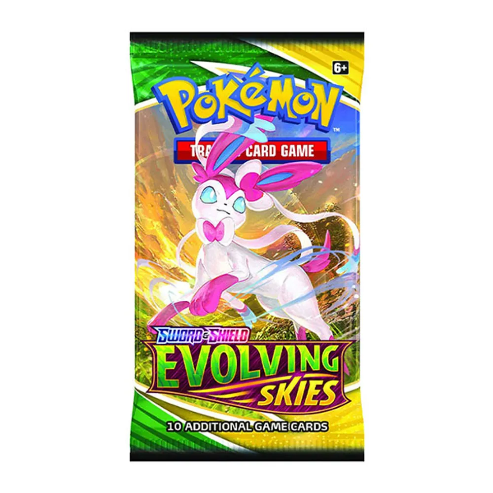 Pokemon Trading Card Game: Sword and Shield - Evolving Skies Sleeved Booster  Pack