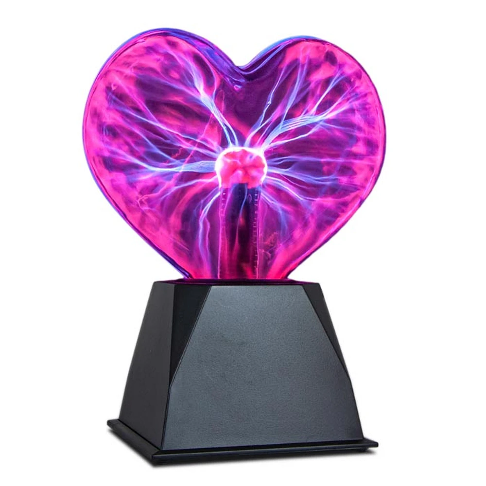 Purple Plasma Heart 8 Inch