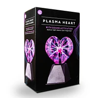 Purple Plasma Heart 8 Inch