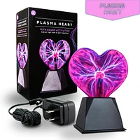 Purple Plasma Heart 8 Inch