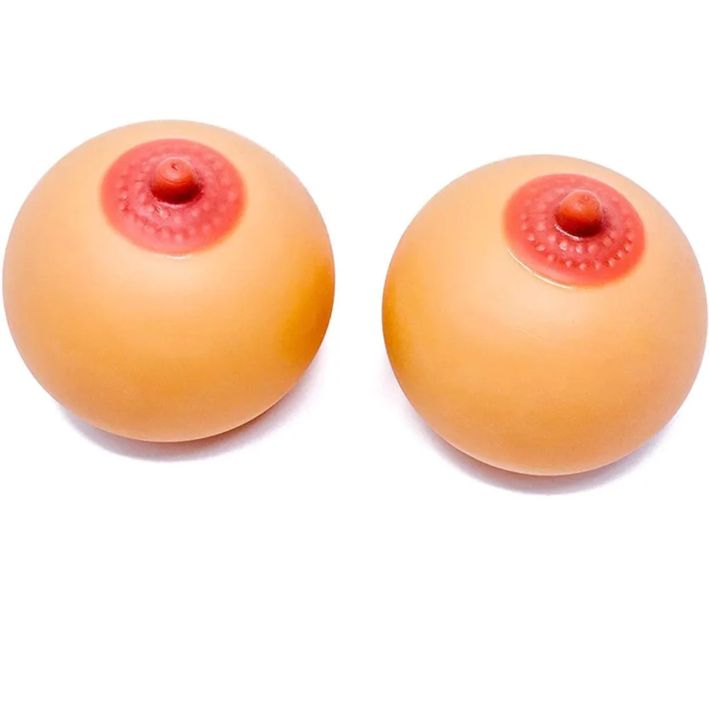 Mind Games Stress Squeeze Silicone Boobs Stress Chest Toy Stress Relief