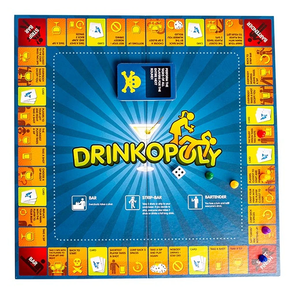 Drinkopoly: The Blurriest Game Ever