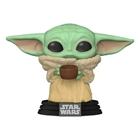 Pop Star Wars: Mandalorian The Child With Cup Vinyl Figure