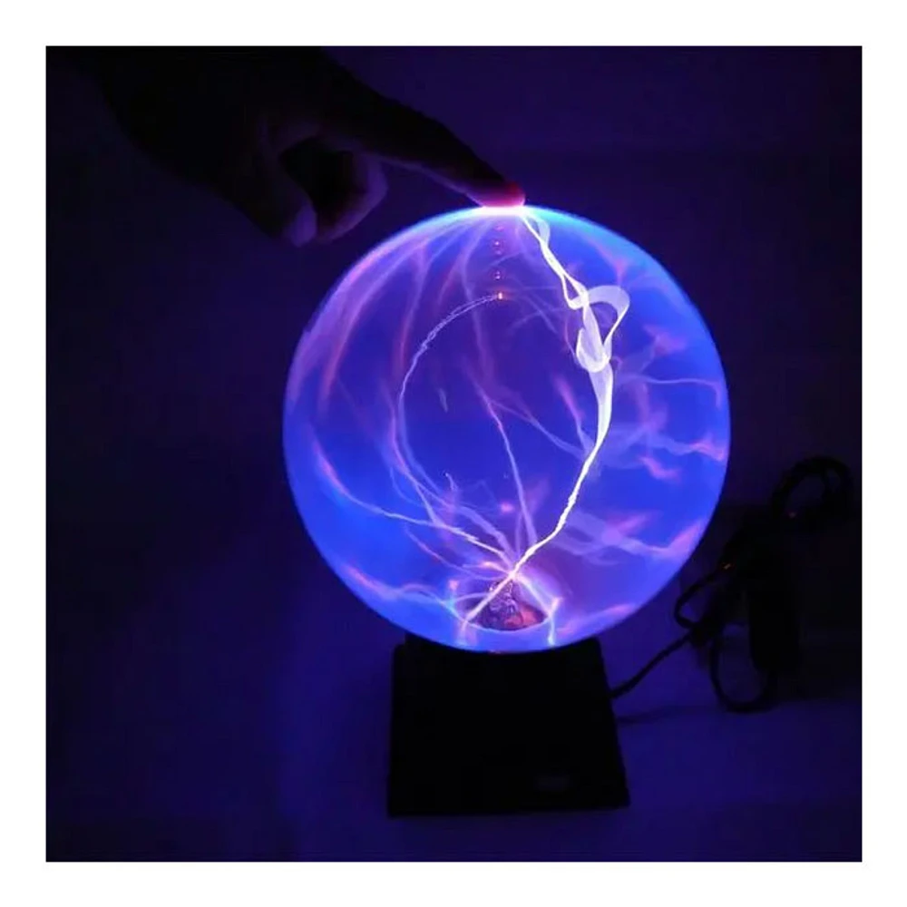 Blue Plasma Ball 6 Inch