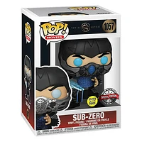 Funko Pop! Mortal Kombat Movie Sub-Zero Glow in The Dark Exclusive