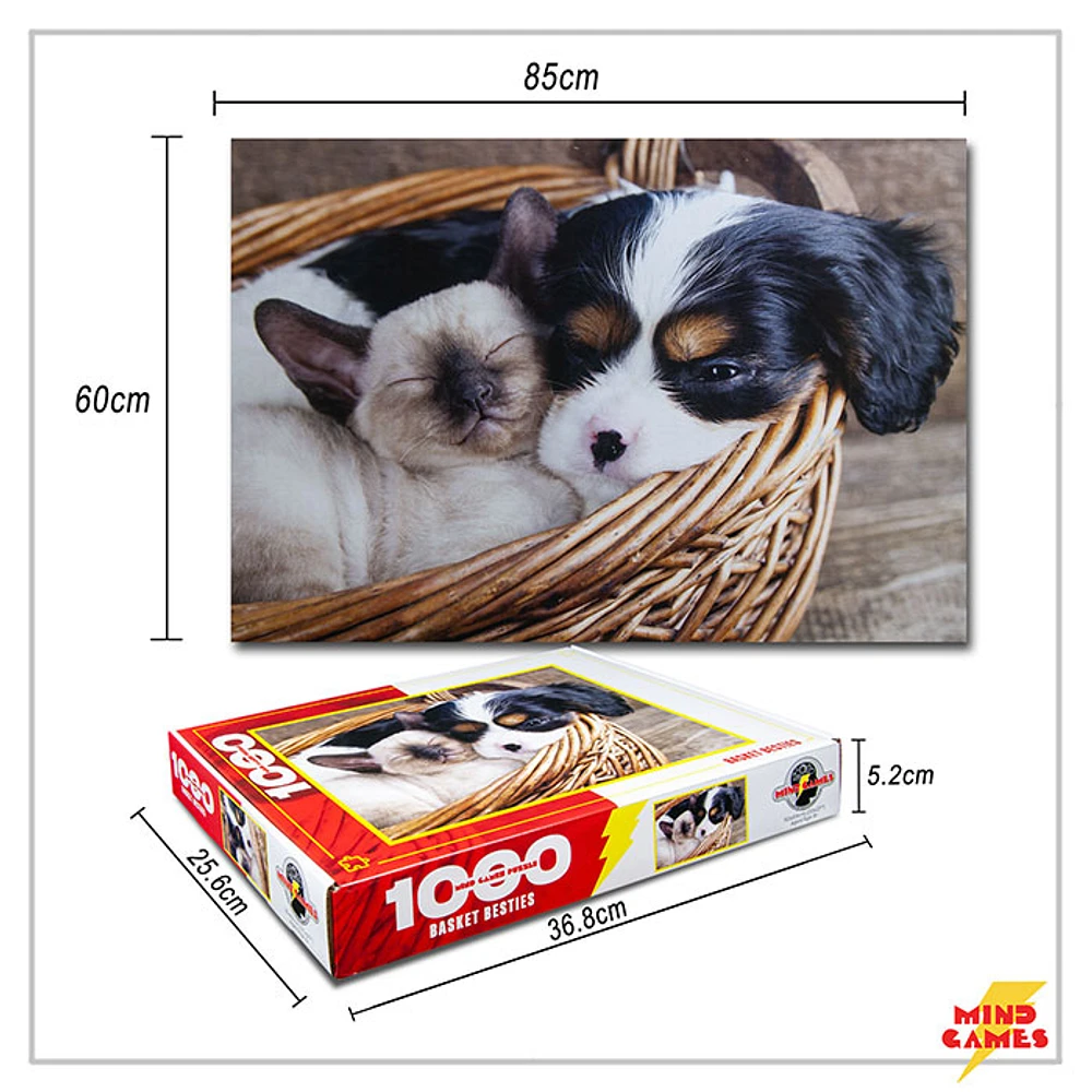 Basket Besties 1000 Pieces Jigsaw Puzzle