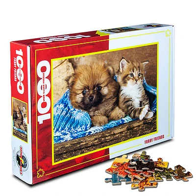 Furry Friends 1000 Pieces Jigsaw Puzzle