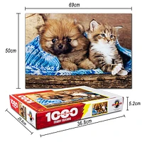 Furry Friends 1000 Pieces Jigsaw Puzzle