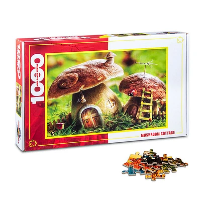 Mushroom Cottage 1000 Pieces Jigsaw Puzzle