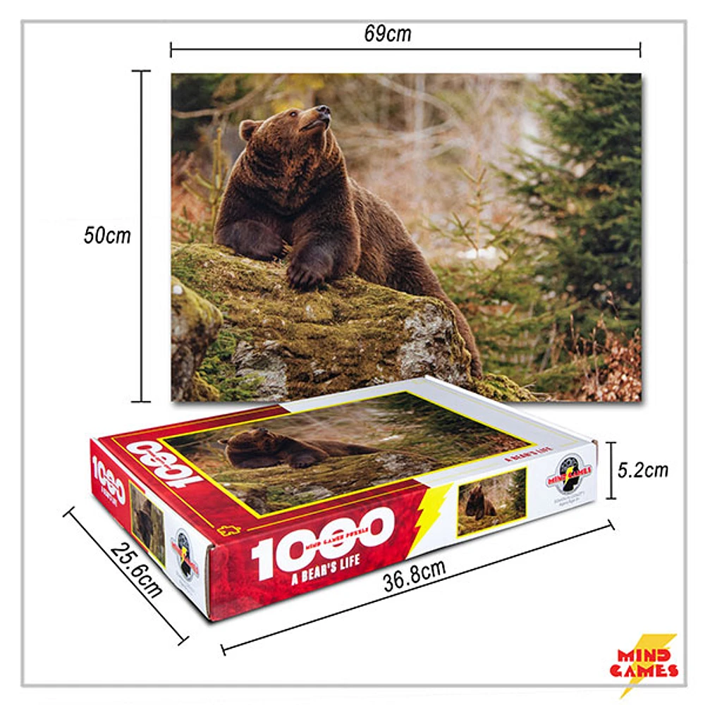 A Bear’s Life 1000 Pieces Jigsaw Puzzle