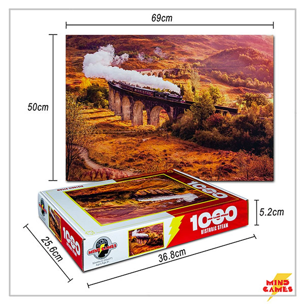 Historic Steam 1000 Pieces Jigsaw Puzzle