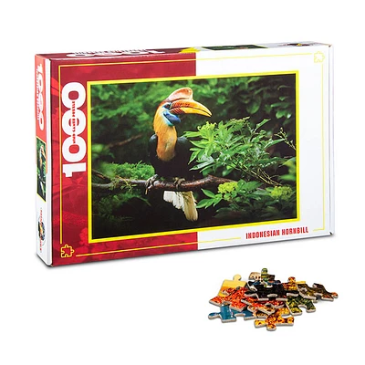 Indonesian Hornbill 1000 Pieces Jigsaw Puzzle