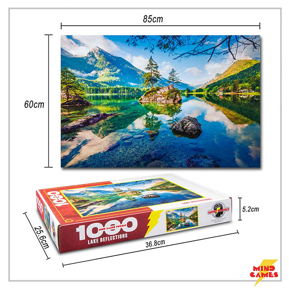 Lake Reflections 1000 Pieces Jigsaw Puzzle