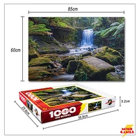 Lush Waterfall 1000 Pieces Jigsaw Puzzle