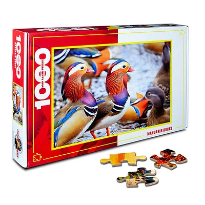 Mandarin Ducks 1000 Pieces Jigsaw Puzzle