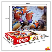 Mandarin Ducks 1000 Pieces Jigsaw Puzzle