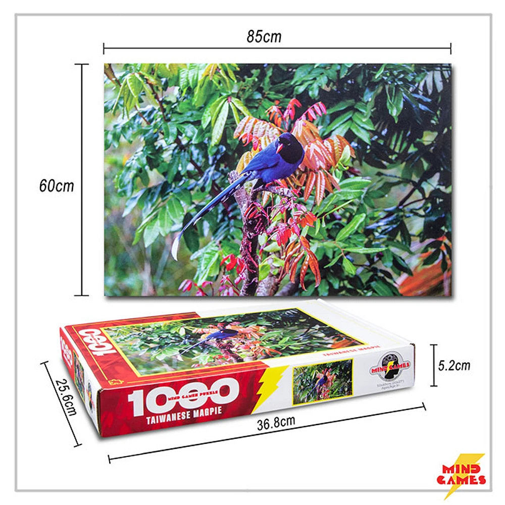 Taiwanese Magpie 1000 Pieces Jigsaw Puzzle