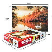 Red Autumn 1000 Pieces Jigsaw Puzzle